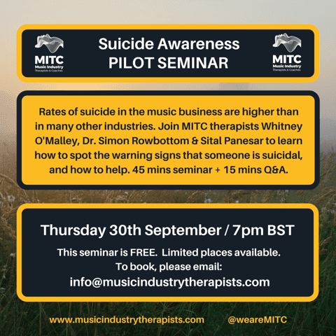 Suicide Awareness Pilot Seminar – AFEM Member Offer
