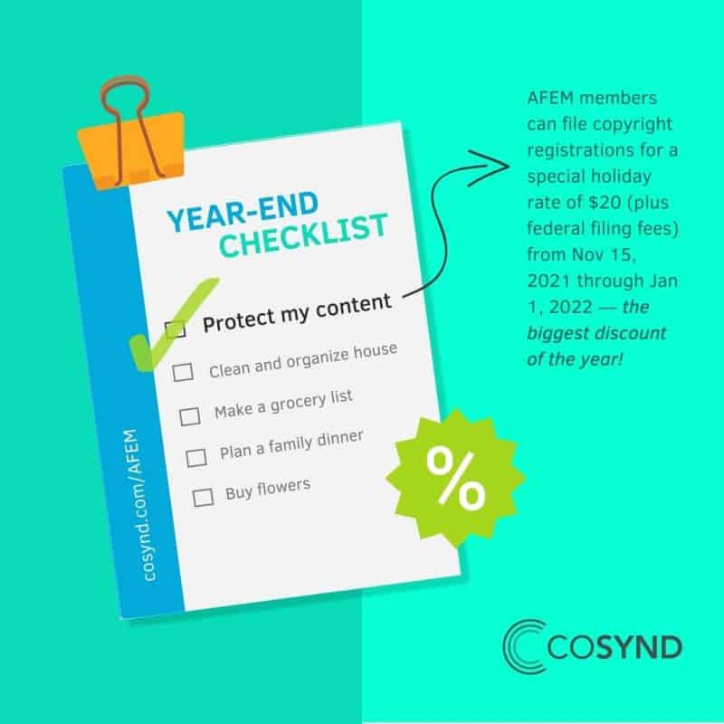 Cosynd Holiday Discount – AFEM Member Offer