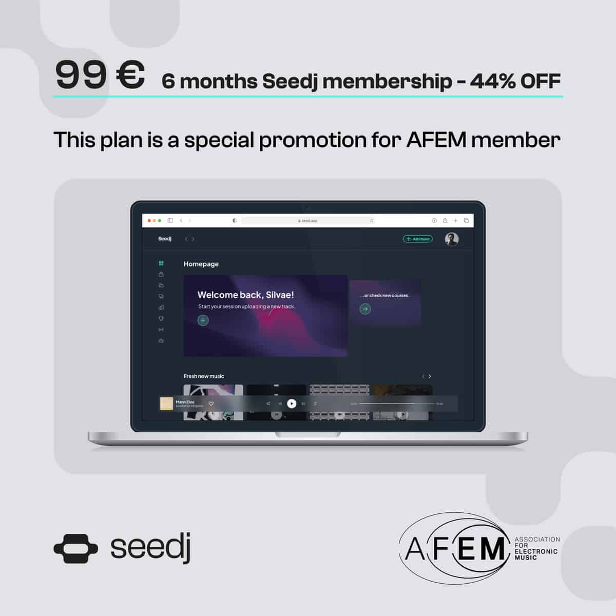 SEEDJ 6 Months Membership 44% OFF – AFEM MEMBER OFFER
